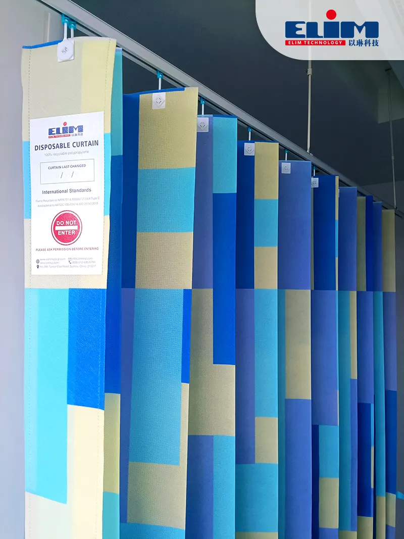 Eliminar cortinas médicas desechables